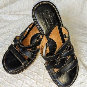 Born wedge espedrille sandals sz 6